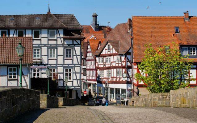 Ferienwohnung Bartenwetzerbruecke Melsungen Dış mekan fotoğraf